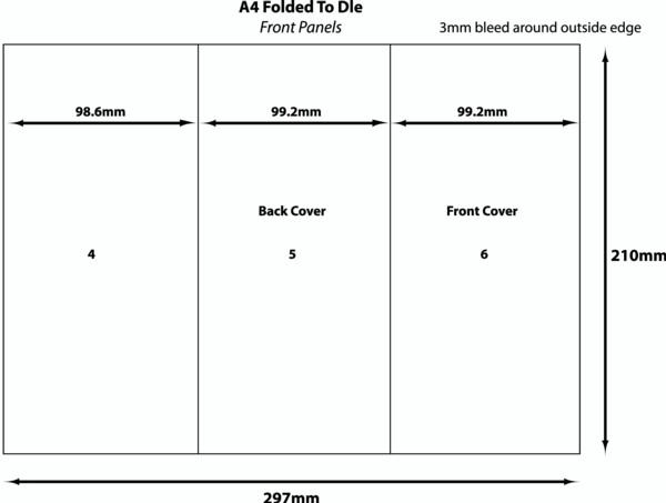 brochure size
