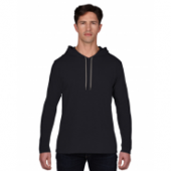CDA987 Adult Lightweight Long Sleeve Hooded Tee