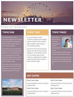 Printed Newsletters